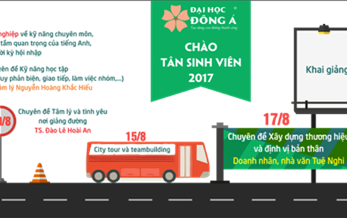 Chuỗi hoạt động đầu khóa mừng tân sinh viên 2017 - ĐH Đông Á