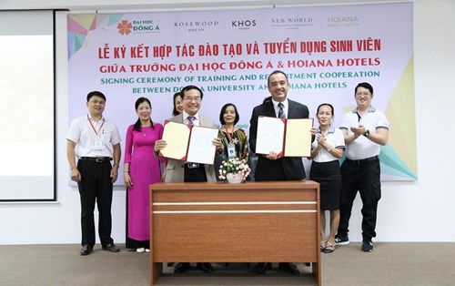 Hoiana - ĐH Đông Á: hợp tác toàn diện về đào tạo và tuyển dụng sinh viên