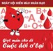 Thông báo hiến máu nhân đạo đợt 1 năm 2017